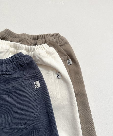 予約minirobe Winter basic date pants