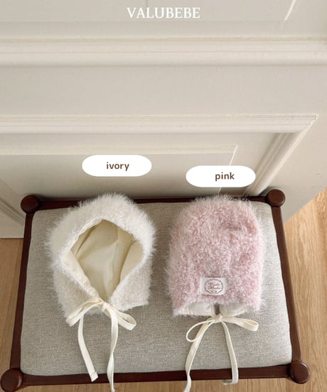 予約 valubebe  Oad fur bonnet hat