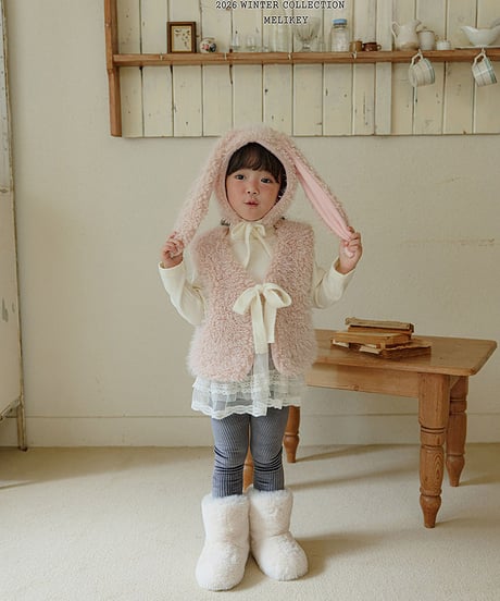 予約 melikey Cloud fur vest