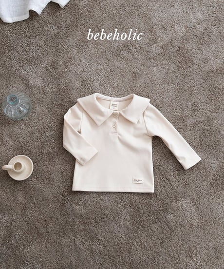 予約 bebeholic Wind collar Tee
