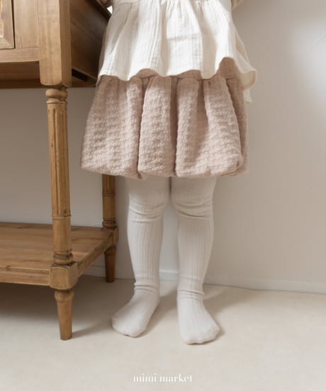 予約 mimi market knit balloon skirt