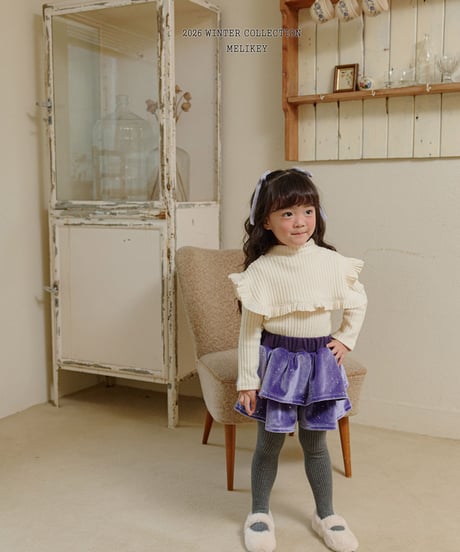 予約 melikey Cape frill Tee