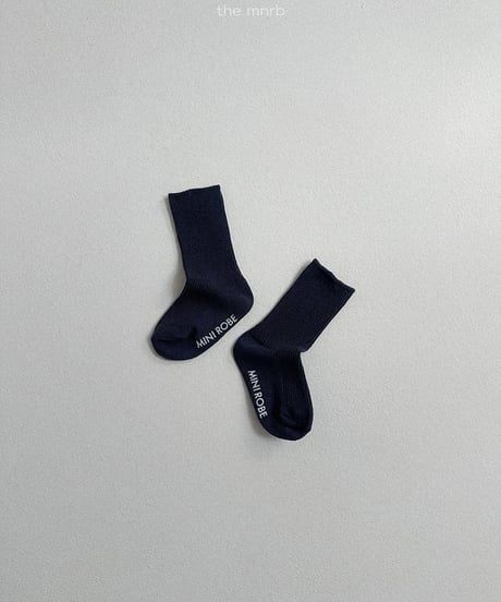予約minirobe Breeze socks 3-piece set