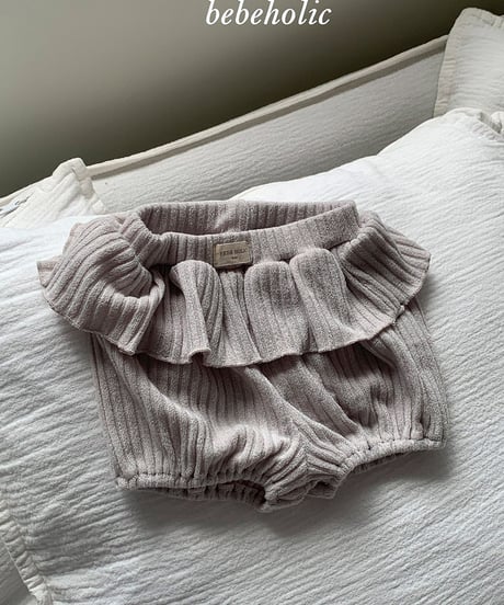 予約 bebeholic BB frill pants