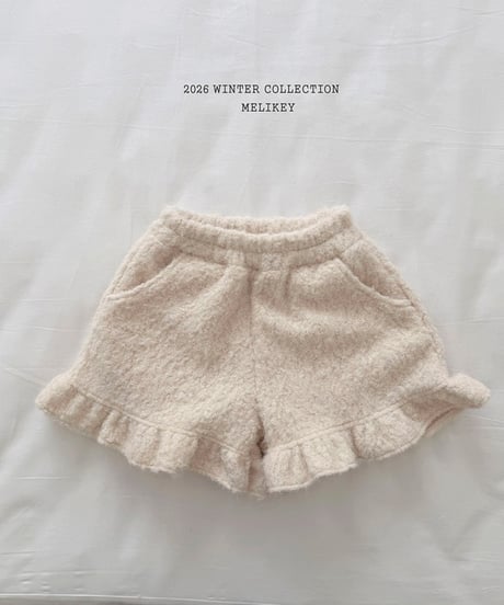 予約 melikey Creamy shorts