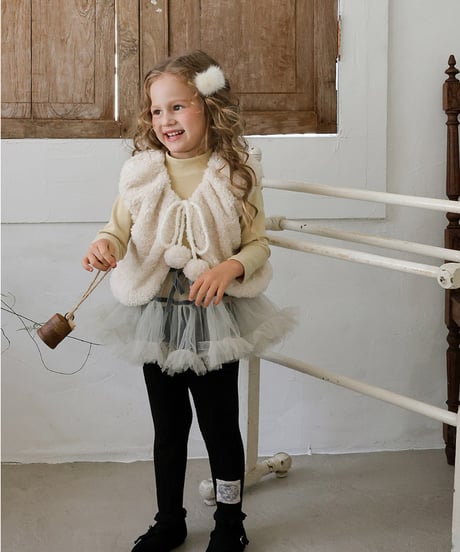 予約 FLO Elle fur vest