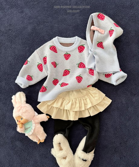 予約 melikey Strawberry knit