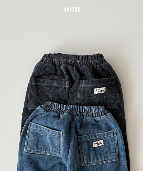予約 ONU Wide kimono jeans