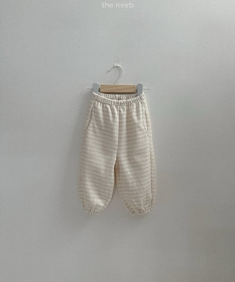 予約minirobe Day st jogger pants