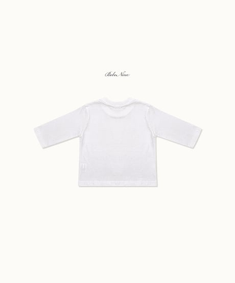 予約 bebe nine Milk cotton tee