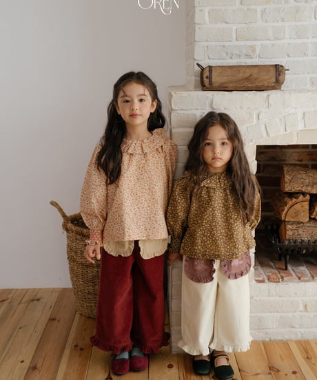 予約 OREN Naomi Frill Corduroy Pants