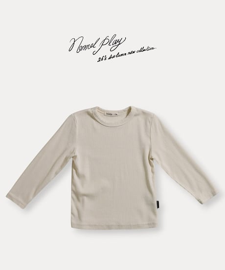 予約 NORMALPLAY Bodeul Autumn Long Sleeve T