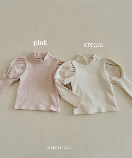 予約 momoann Peach puff Tee