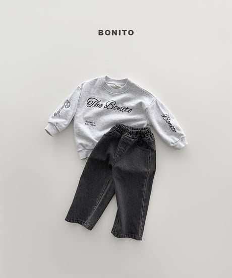 予約 bonito The bony totering man to man (ママとお揃い)