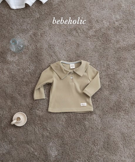予約 bebeholic Wind collar Tee