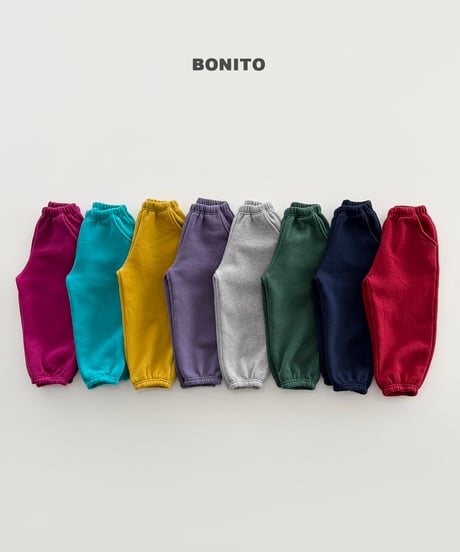 予約 bonito Fleece Jogger Pants