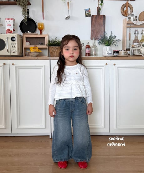 予約 second moment Muse denim pants