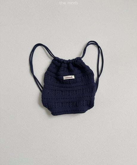 予約minirobe Croche knit bag