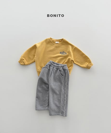 予約 bonito Block Bonito Man to Man(ママとお揃い)