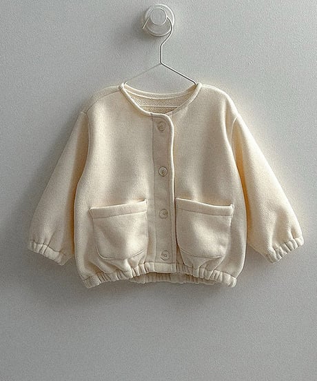 予約minirobe Poy worm cardigan