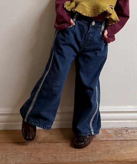 予約Elly Molly Mr. Kimode of Linework denimpants