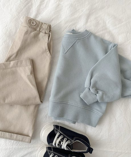 予約minirobe Dying twill pants