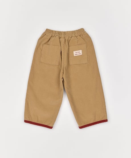 予約 The beige Corduroy Binding Pants