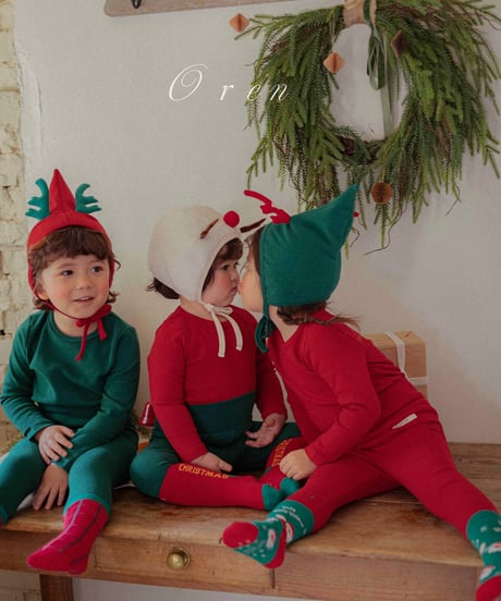 予約 OREN Ho Ho Santa Loungewear Set