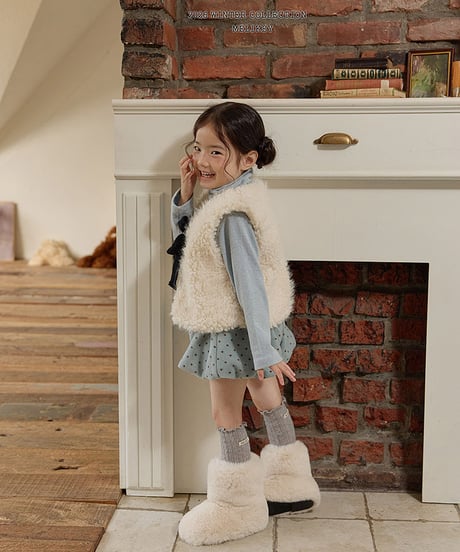 予約 melikey Cloud fur vest