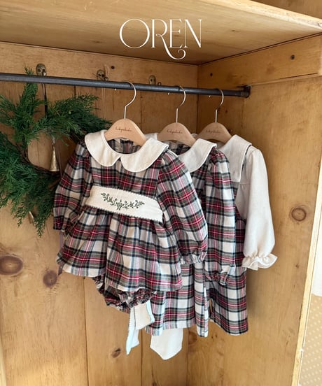 予約 OREN Noëlia Check Dress