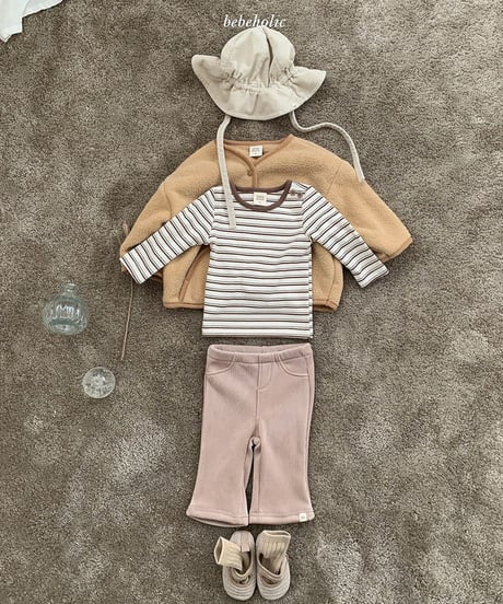 予約 bebeholic Toto stripe Tee