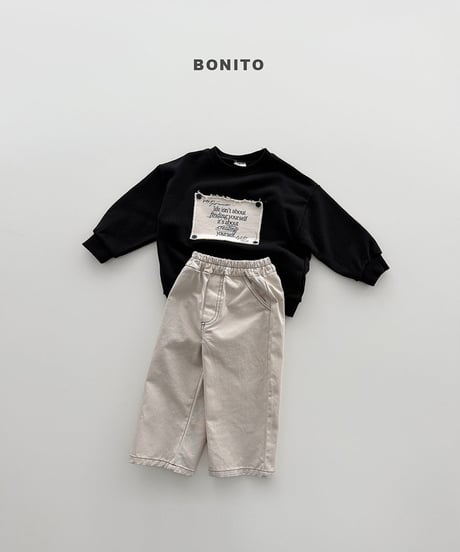 予約 bonito Remember button man to man