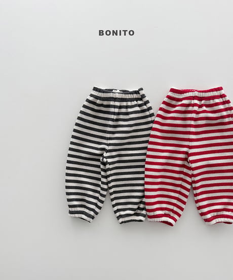 予約 bonito ST waffle jogger pants
