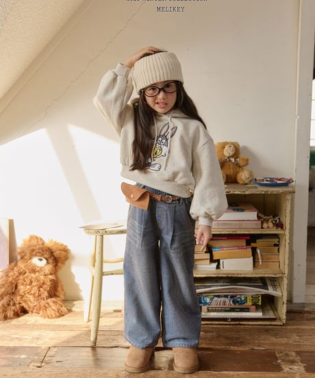 予約 melikey Twill velvet denim