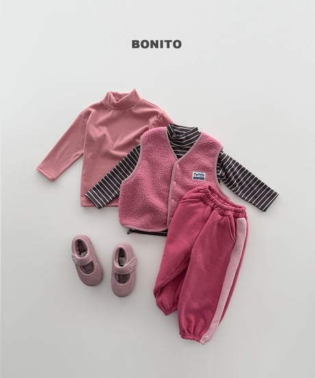 予約 bonito Fluffy Teddy Fleece Vest
