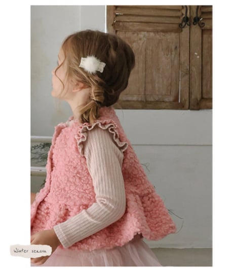 予約 FLO Madeleine mink hairpin