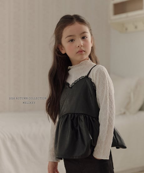 予約 melikey Leather bustier