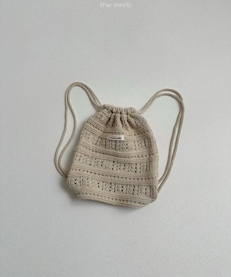 予約minirobe Croche knit bag