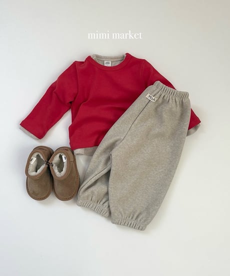 予約 mimi market Peach rappa tee