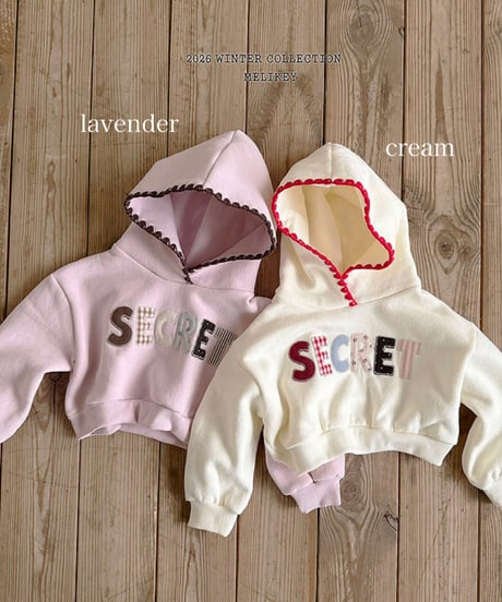 予約 melikey Secret patch hood Tee