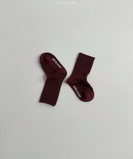 予約minirobe Breeze socks 3-piece set