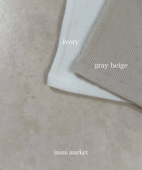 予約mimi market Torsion Ibe Tee