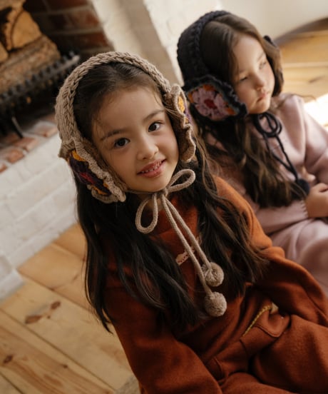 予約 OREN Tizzy Flower Knit Headband