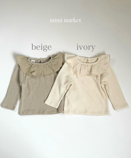 予約 mimi market Liz collar Tee
