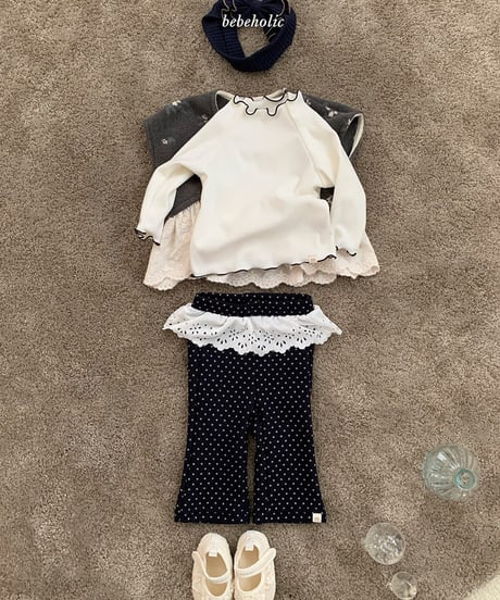 予約 bebeholic Baiju boots cut pants