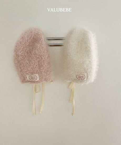 予約 valubebe  Oad fur bonnet hat