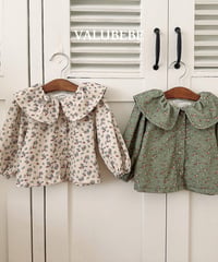 予約 valubebe Garnet flower blouse