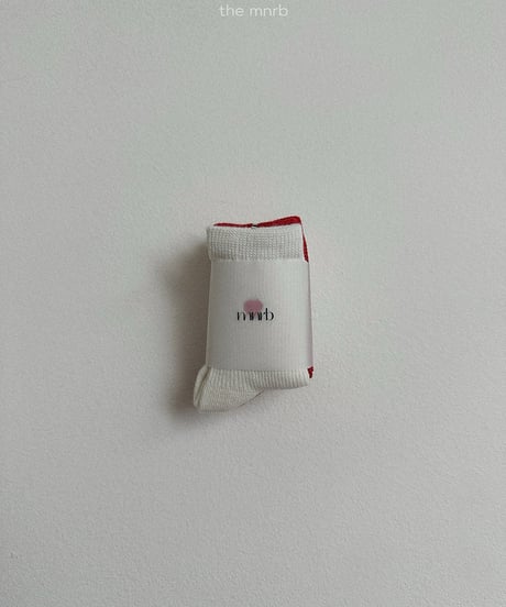 予約minirobe Heart logo socks 3SET