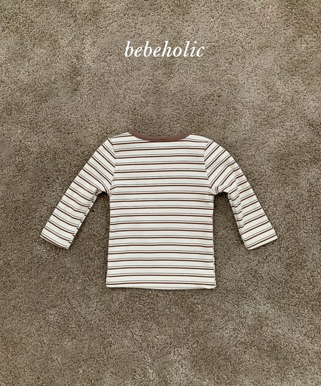 予約 bebeholic Toto stripe Tee