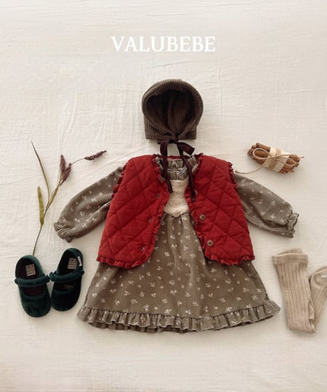 予約 valubebe Hi-Dumble color matching dress